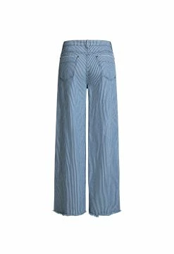 Lioness US Shopify EIVISSA BAGGY JEAN - BLUE DENIM STRIPE -Lioness Sales Shop 01 11 22 LIONESS NOV GM GHOST MANNY NOV 116