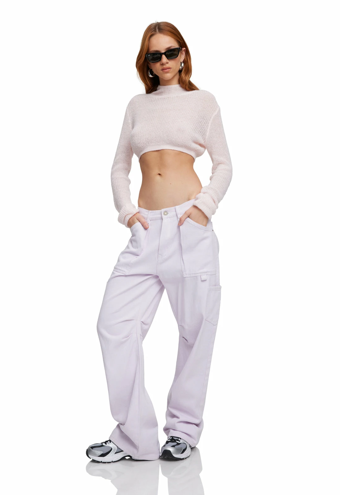Lioness US Shopify CITY OF ANGELS CROP - SPANISH PINK 2 Lioness US Shopify CITY OF ANGELS CROP - SPANISH PINK - Image 2