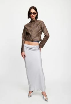 Lioness US Shopify BELLA MOTO JACKET - CHOCOLATE 12 Lioness US Shopify BELLA MOTO JACKET - CHOCOLATE -Lioness Sales Shop 07 12 22 LIONESS JAN Kristel JAN 1100