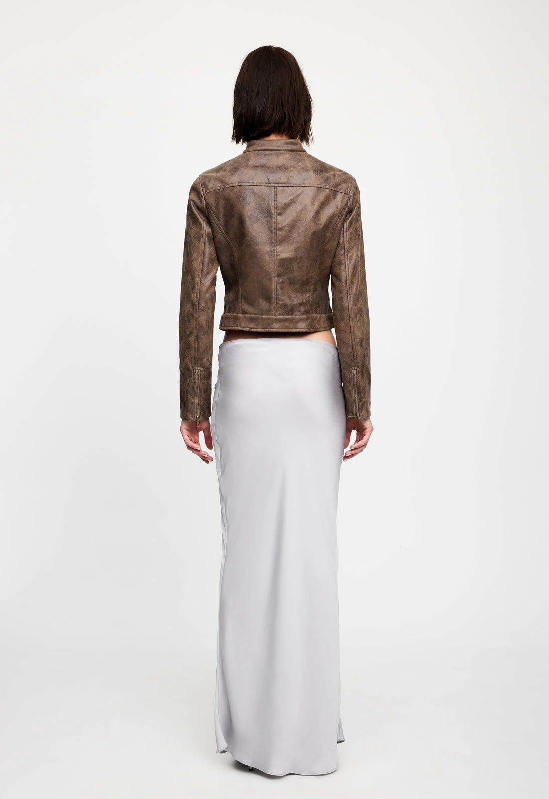 Lioness US Shopify BELLA MOTO JACKET - CHOCOLATE 6 Lioness US Shopify BELLA MOTO JACKET - CHOCOLATE - Image 6