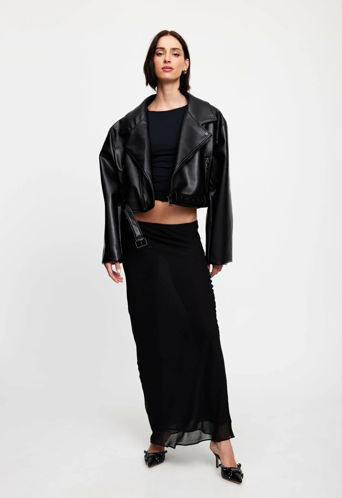 Lioness US Shopify STATEN ISLAND JACKET - BLACK 2 Lioness US Shopify STATEN ISLAND JACKET - BLACK - Image 2