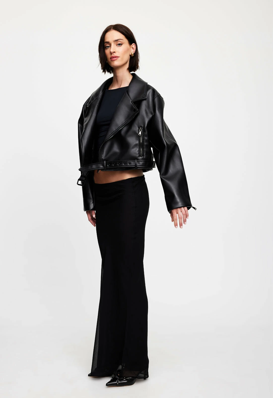 Lioness US Shopify STATEN ISLAND JACKET - BLACK 3 Lioness US Shopify STATEN ISLAND JACKET - BLACK - Image 3