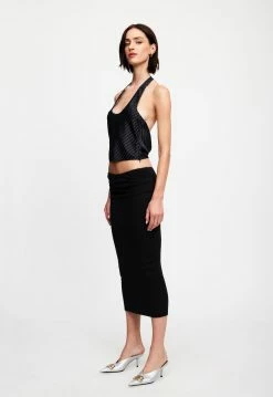 Lioness US Shopify CHARMED MINI DRESS - LICORICE 9 Lioness US Shopify CHARMED MINI DRESS - LICORICE -Lioness Sales Shop 07 12 22 LIONESS JAN Kristel JAN 1420
