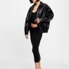 Lioness US Shopify KENNY BOMBER - JET BLACK