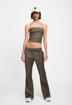 Lioness US Shopify CRAWFORD PANT - KHAKI -Lioness Sales Shop 07 12 22 LIONESS JAN Kristel JAN 234