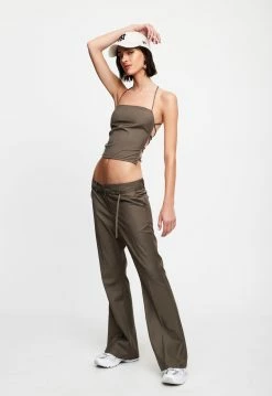 Lioness US Shopify CRAWFORD PANT - KHAKI