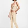 Lioness US Shopify DOWN FOR YOU SUEDE PANT - CAMEL