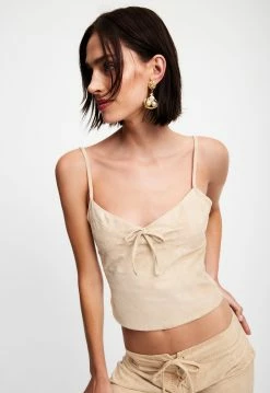 Lioness US Shopify BASIC INSTINCT TOP - CAMEL