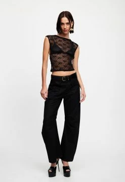 Lioness US Shopify UNO TIE TOP - LICORICE 7 Lioness US Shopify UNO TIE TOP - LICORICE -Lioness Sales Shop 07 12 22 LIONESS JAN Kristel JAN 467 aae37134 6892 435a 9663 817bf31223a4