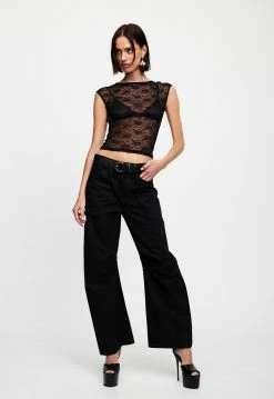Lioness US Shopify VICE PANT - ONYX -Lioness Sales Shop 07 12 22 LIONESS JAN Kristel JAN 470