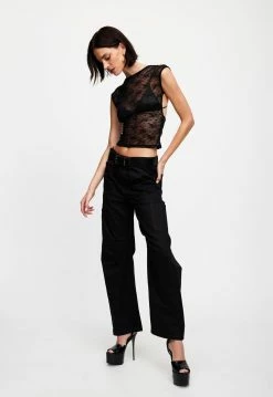 Lioness US Shopify VICE PANT - ONYX -Lioness Sales Shop 07 12 22 LIONESS JAN Kristel JAN 497