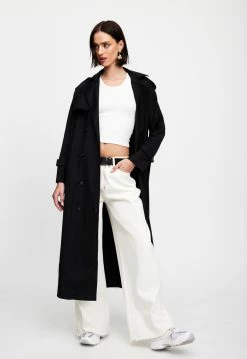 Lioness US Shopify TRENCHEROUS COAT - ONYX