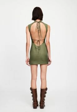 Lioness US Shopify LA SAGRADA BACKLESS MINI - KHAKI -Lioness Sales Shop 07 12 22 LIONESS JAN Kristel JAN 791