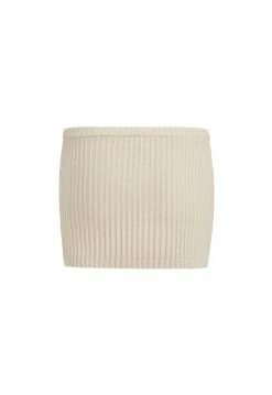 Lioness US Shopify SADDLE KNIT MINI - BEIGE