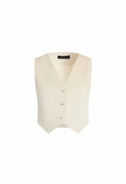 Lioness US Shopify GISELE VEST - BEIGE