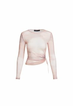 Lioness US Shopify LA MER MESH TOP - DESERT
