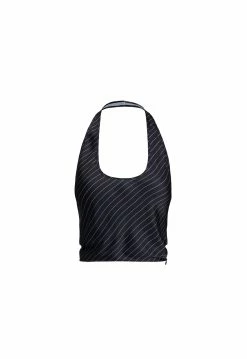 Lioness US Shopify ROXY HALTER - BLACK PINSTRIPE -Lioness Sales Shop 15 08 22 LIONESS NINETIES GM GM NINETIES 017