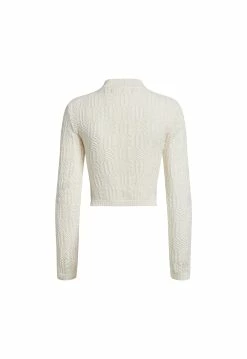 Alternative view of Lioness US Shopify SHADOWS LONG SLEEVE CROP - PARCHMENT