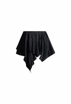 Lioness US Shopify TURLINGTON MINI SKIRT - BLACK PINSTRIPE