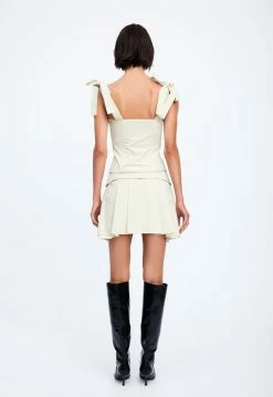 Lioness US Shopify UTILITY MINI SKIRT - BEIGE -Lioness Sales Shop 19 12 22 LIONESS eCOMM FEB FEB 1194