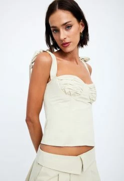 Lioness US Shopify BALLERINA BUSTIER - BEIGE
