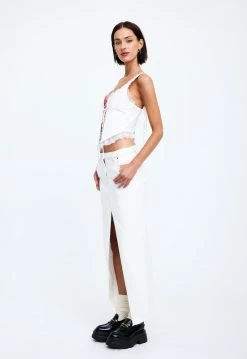 Lioness US Shopify RESURGENCE CAMI - PORCELAIN -Lioness Sales Shop 19 12 22 LIONESS eCOMM FEB FEB 159