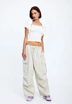 Lioness US Shopify UTILITY PANT - STONE -Lioness Sales Shop 19 12 22 LIONESS eCOMM FEB FEB 283