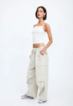 Lioness US Shopify UTILITY PANT - STONE -Lioness Sales Shop 19 12 22 LIONESS eCOMM FEB FEB 298