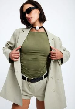 Lioness US Shopify WYOMING BLAZER - SAGE