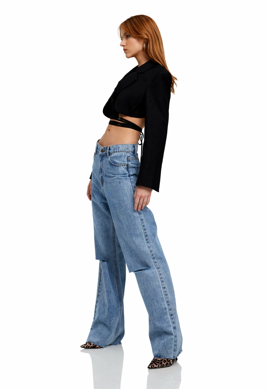 Lioness US Shopify MIAMI VICE CROP JACKET - BLACK 3 Lioness US Shopify MIAMI VICE CROP JACKET - BLACK - Image 3