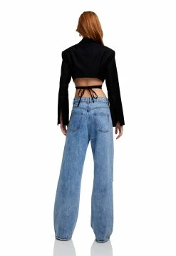 Lioness US Shopify MIAMI VICE CROP JACKET - BLACK 7 Lioness US Shopify MIAMI VICE CROP JACKET - BLACK -Lioness Sales Shop 22 06 22 LIONESS eComm LaPalma Serena CITYOFANGELS2.0 1955