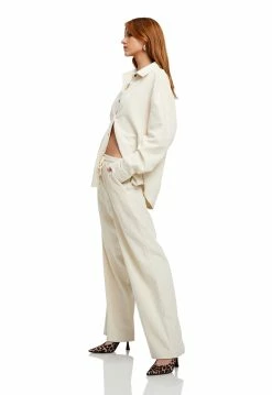 Lioness US Shopify NIKITA CORD PANT - CREAM -Lioness Sales Shop 22 06 22 LIONESS eComm LaPalma Serena CITYOFANGELS2.0 1968
