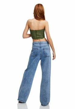 Lioness US Shopify LA QUINTA TUBE TOP - KHAKI -Lioness Sales Shop 22 06 22 LIONESS eComm LaPalma Serena CITYOFANGELS2.0 2045