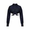 Lioness US Shopify SEVILLE CROP SHIRT - BERKELEY BLUE