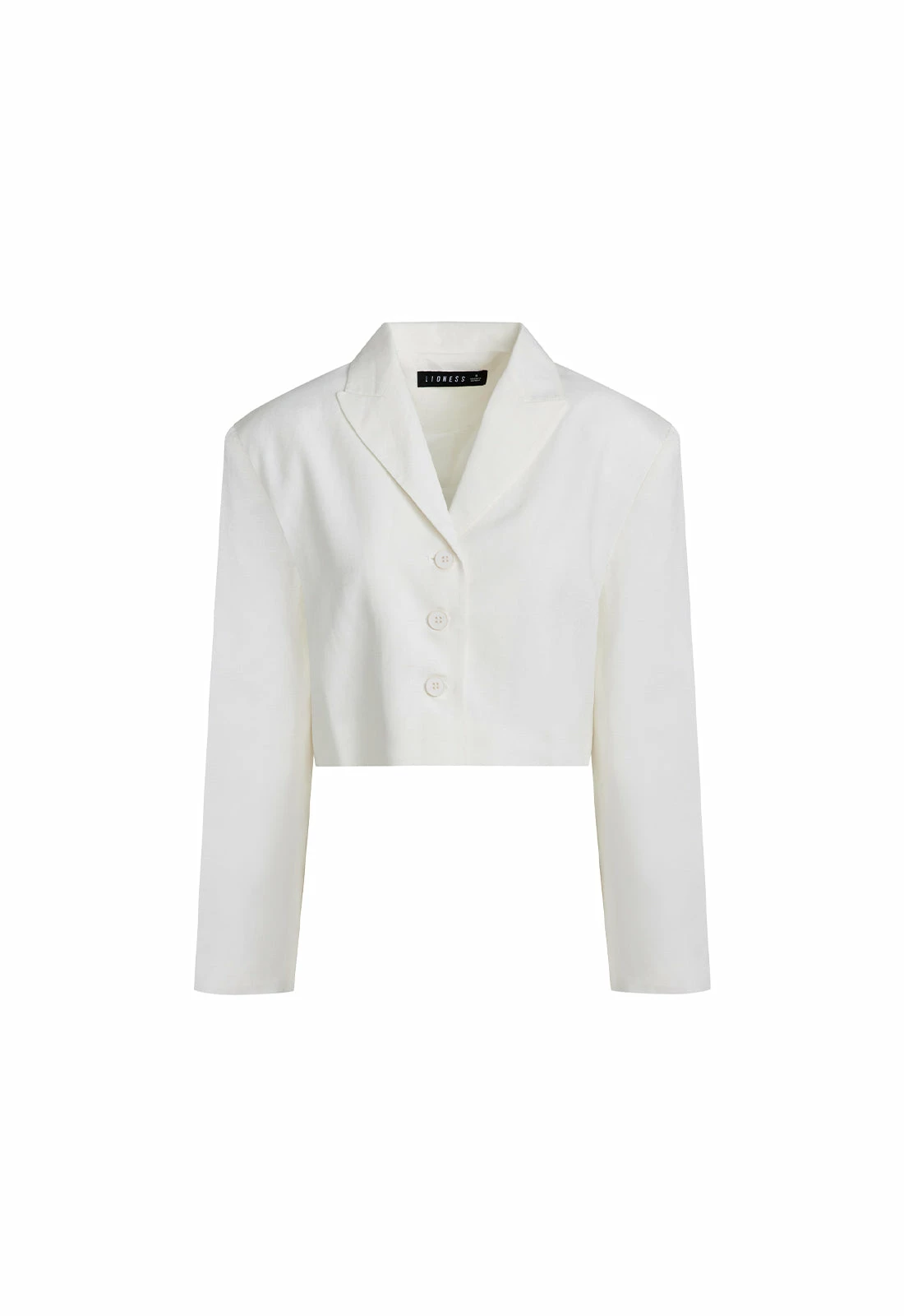 Lioness US Shopify GRANADA CROP JACKET - SNOW 1 Lioness US Shopify GRANADA CROP JACKET - SNOW