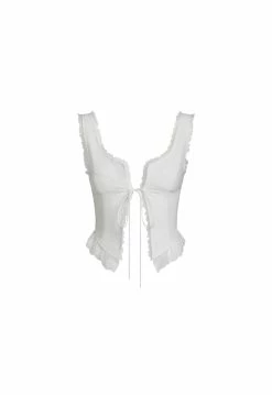 Lioness US Shopify RESURGENCE CAMI - PORCELAIN -Lioness Sales Shop 24 01 23 LIONESS FEB GM GHOST MANNEQUIN FEB23 008