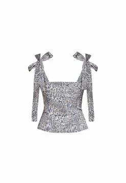 Lioness US Shopify BALLERINA BUSTIER - LEOPARD -Lioness Sales Shop 24 01 23 LIONESS FEB GM GHOST MANNEQUIN FEB23 021