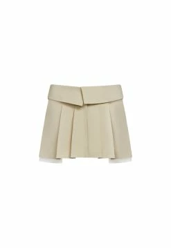 Lioness US Shopify UTILITY MINI SKIRT - BEIGE -Lioness Sales Shop 24 01 23 LIONESS FEB GM GHOSTMANNEQUIN FEB23 117