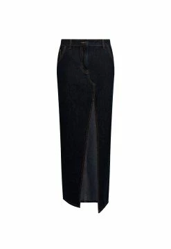 Lioness US Shopify BARBIE SPLIT MIDI - DARK DENIM -Lioness Sales Shop 24 01 23 LIONESS FEB GM GHOSTMANNEQUIN FEB23 133