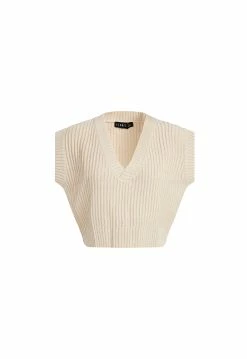 Lioness US Shopify SADDLE KNIT - BEIGE