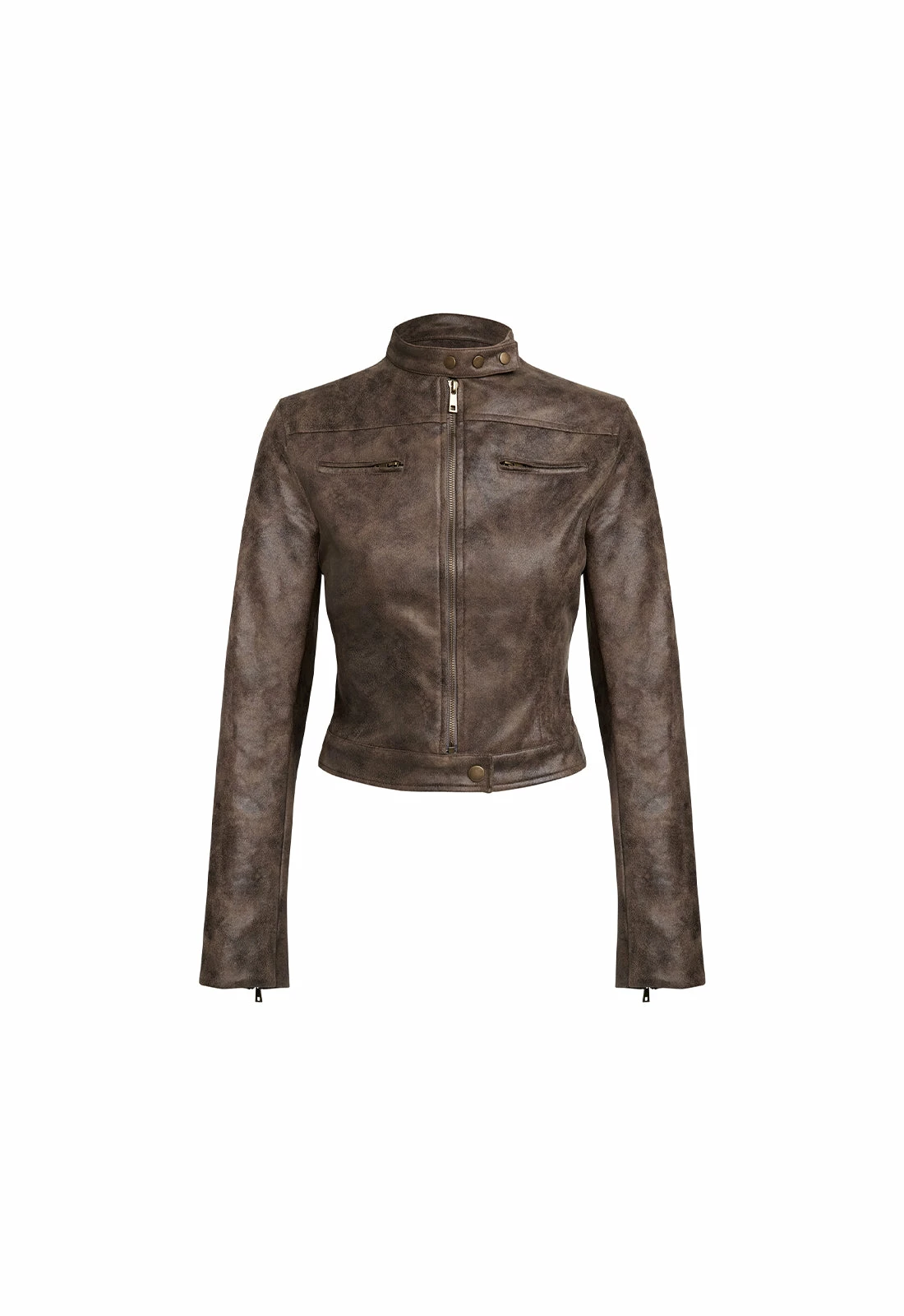 Lioness US Shopify BELLA MOTO JACKET - CHOCOLATE 7 Lioness US Shopify BELLA MOTO JACKET - CHOCOLATE - Image 7