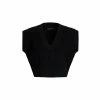 Lioness US Shopify SADDLE KNIT - BLACK