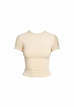 Lioness US Shopify SAINT TIE TEE - CANARY
