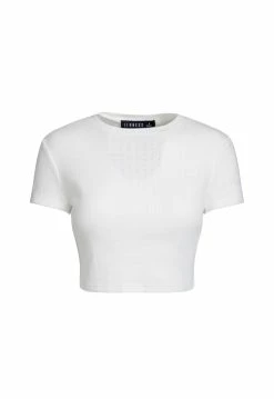 Lioness US Shopify MERCI BABY TEE - BABY POWDER