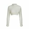 Lioness US Shopify CITY OF ANGELS CROP - GHOST WHITE