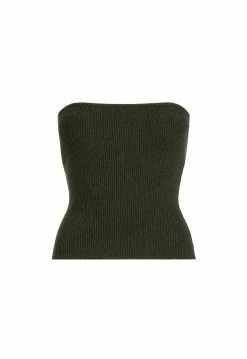 Lioness US Shopify GIRL IN LOVE TUBE TOP - JUNGLE GREEN