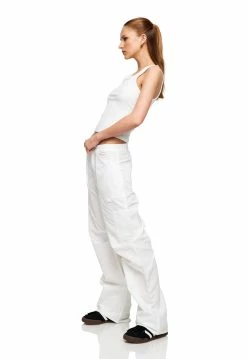 Lioness US Shopify MIAMI VICE SWISH PANT - GHOST WHITE