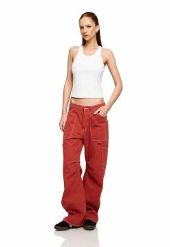 Lioness US Shopify MIAMI VICE PANT - RED 6 Lioness US Shopify MIAMI VICE PANT - RED -Lioness Sales Shop LB88 381 1RED2