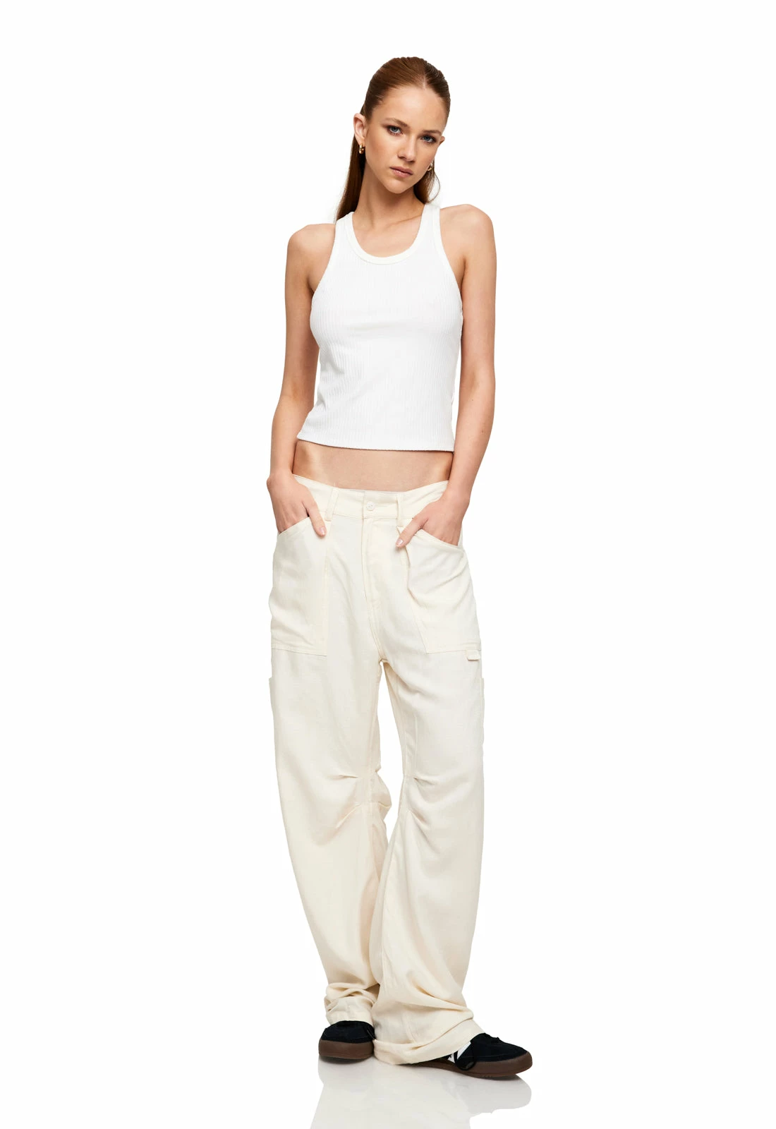 Lioness US Shopify MIAMI VICE LINEN PANT - OFF WHITE 1 Lioness US Shopify MIAMI VICE LINEN PANT - OFF WHITE
