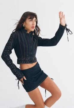 Lioness US Shopify CAMELIA FARHOODI X LIONESS - MARBELLA MINI -Lioness Sales Shop LC88 562 DARK DENIM LB88 526 DARK DENIM 4 90ead97008e44b1ab1c82f8d66ebe929